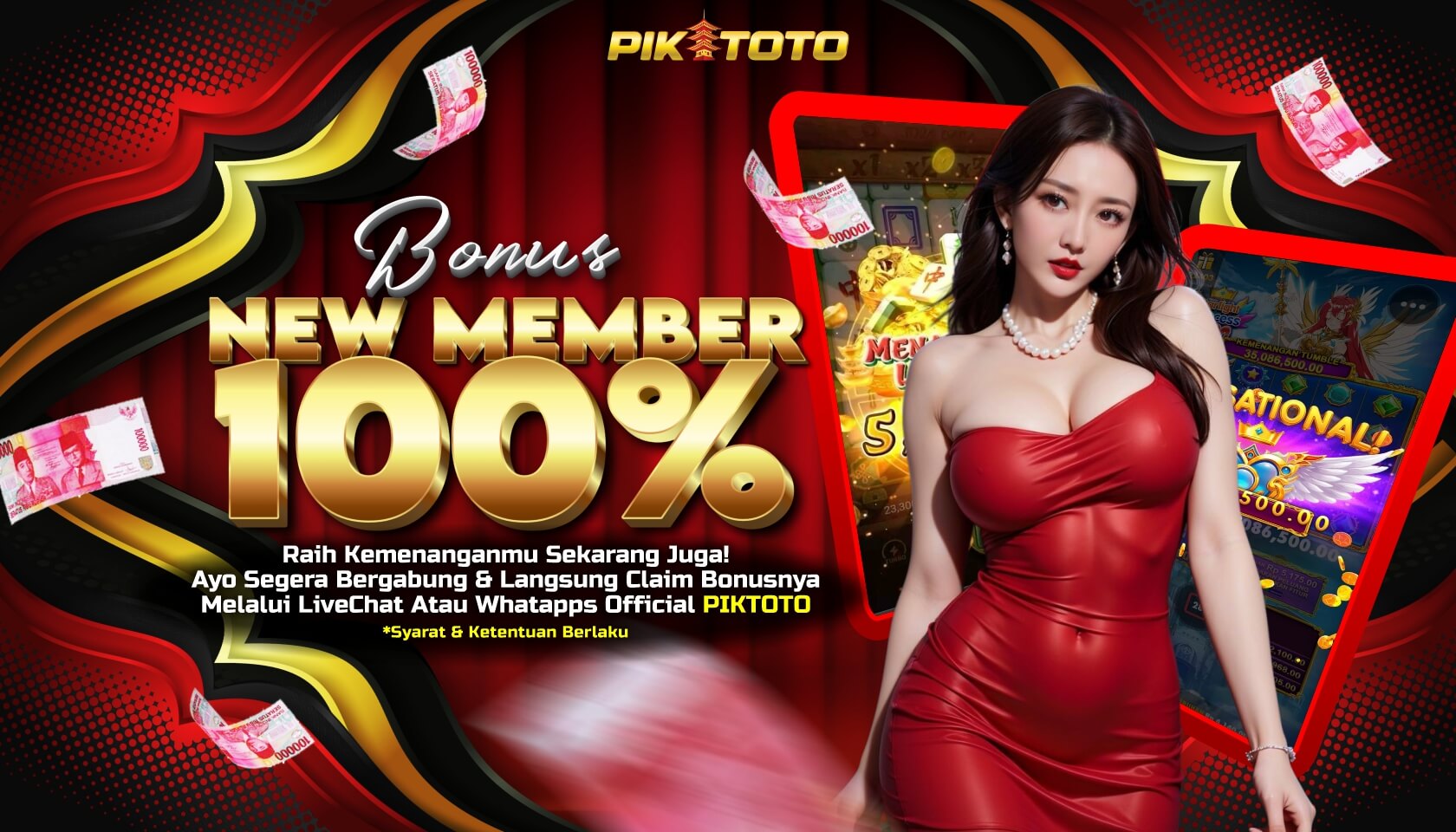 BANNER NEW MEMBER 100%
